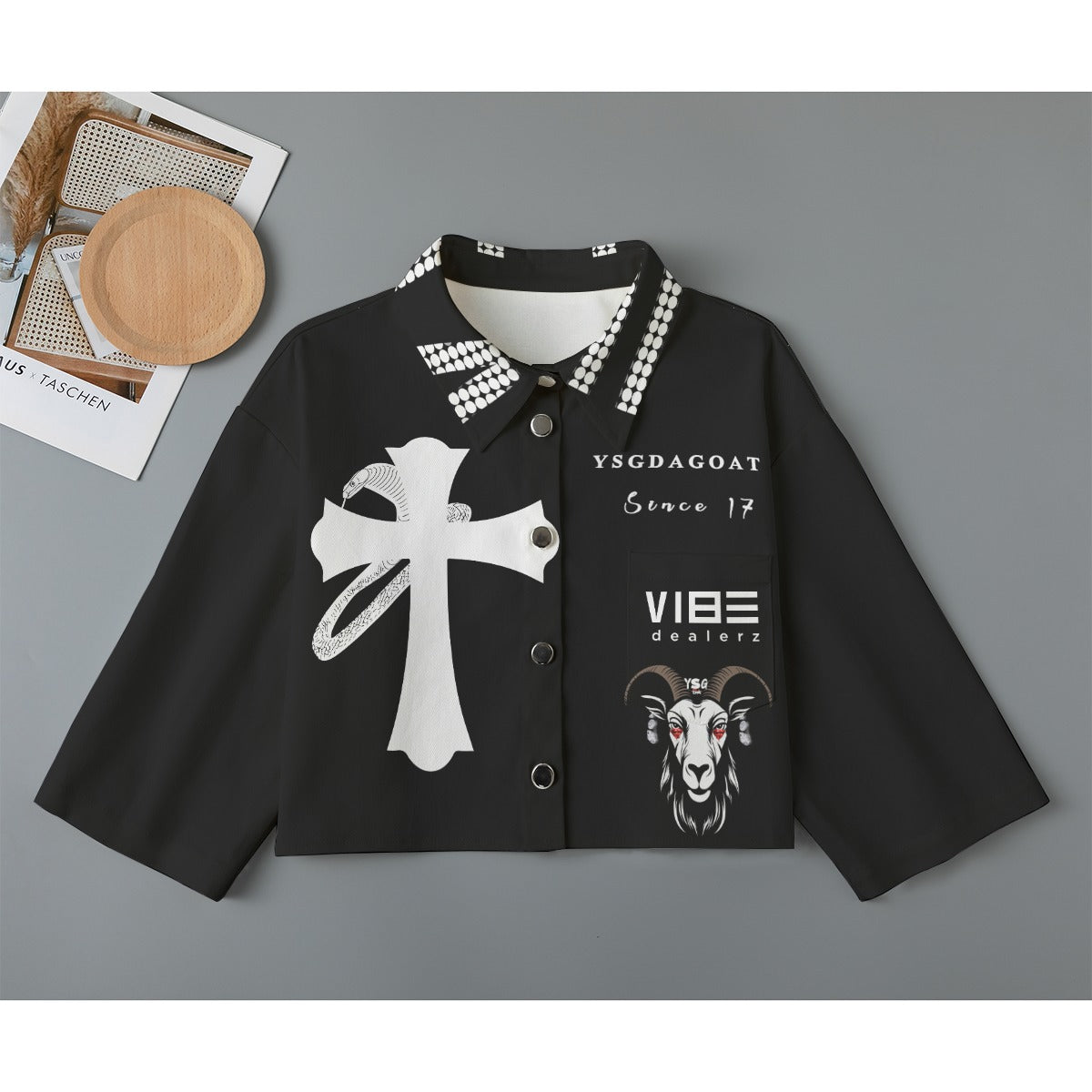 YSGDAGOAT exlusive Cropped Jacket (unisex) – Vibe Dealerz
